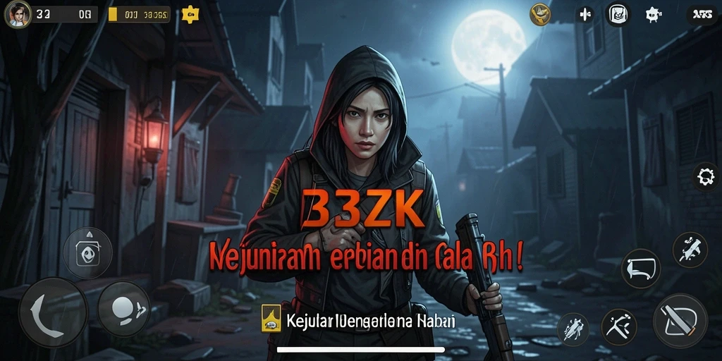 Tampilan gameplay menakutkan di dalam dunia 33ZK.