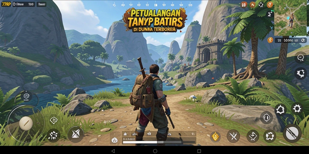 Gameplay menarik dalam dunia terbuka 77RP.