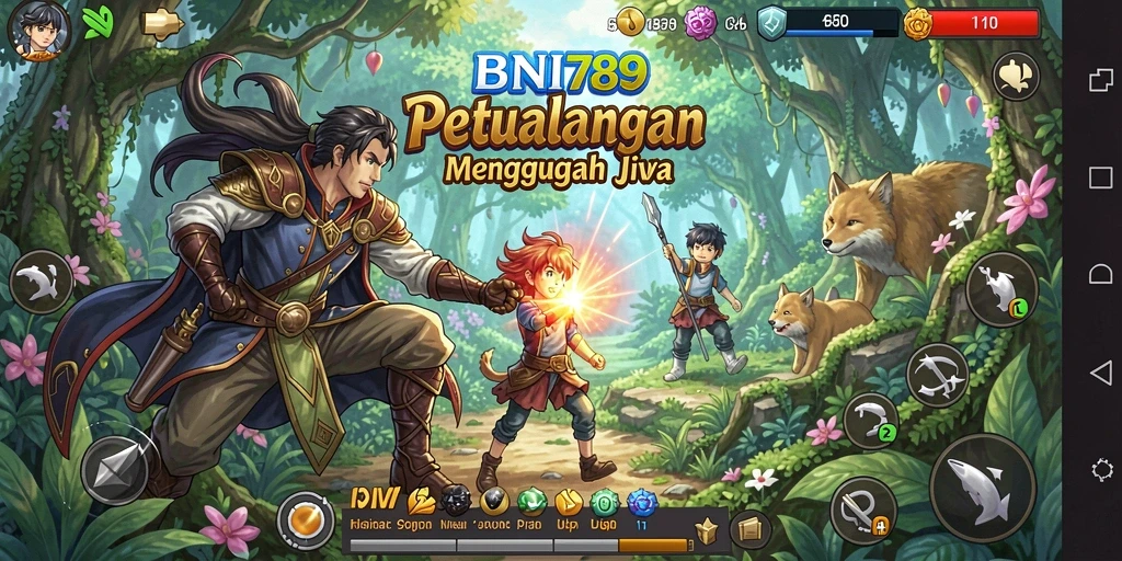 Gameplay seru dengan karakter Anime yang mengasyikkan dan berwarna-warni.