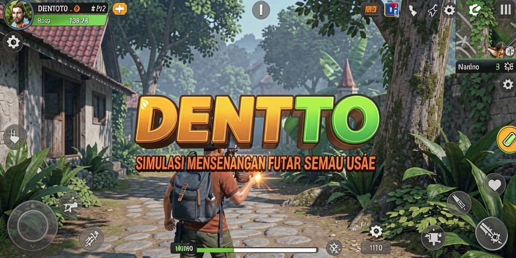 Tampilan screenshot utama DENTOTO dengan gameplay Simulation yang menarik.
