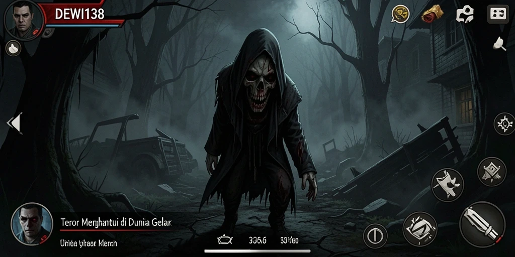 Gameplay mencekam DEWI138 dengan suasana horor yang mendalam.