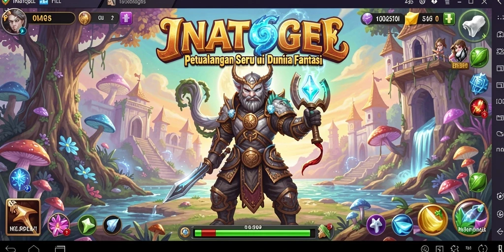 Tampilan gameplay INATOGEL yang menarik dan penuh petualangan.