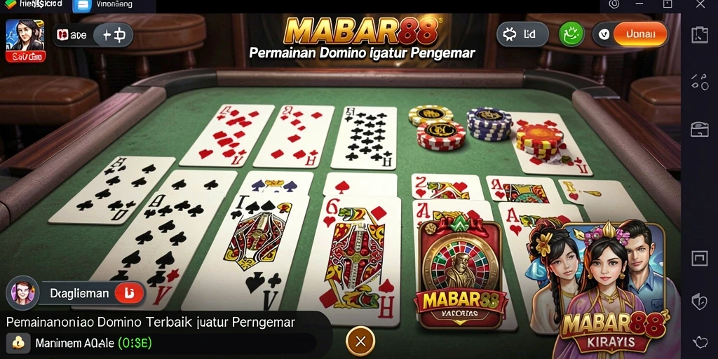 Menampilkan gameplay menarik Domino di MABAR88.