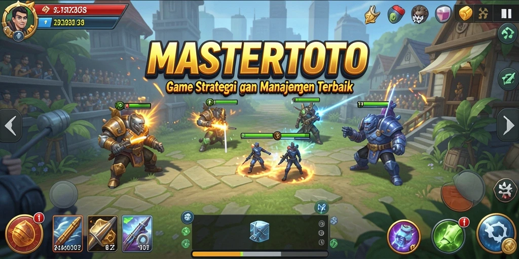 Tampilan gameplay MASTERTOTO yang menarik dan strategis.