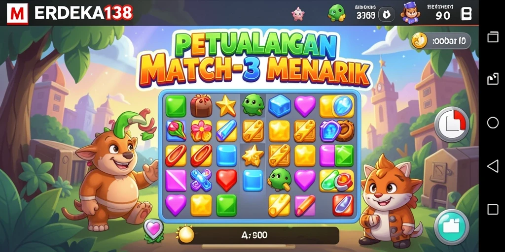 Gameplay penuh warna dan tantangan seru di MERDEKA138.
