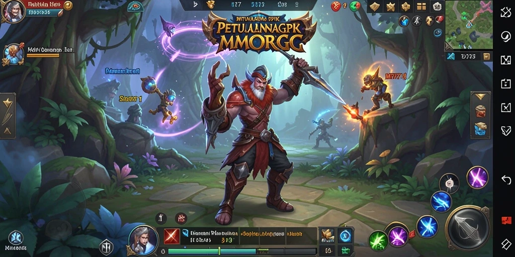 Screenshot gameplay MT777 menampilkan aksi seru dalam dunia MMORPG.