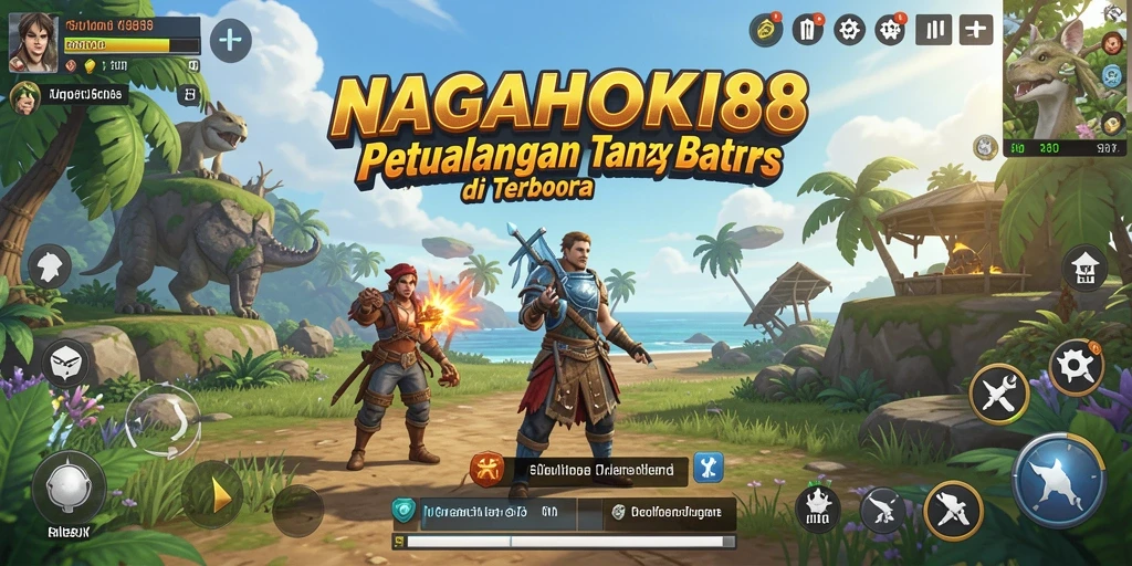 Tangkapan layar NAGAHOKI88 menampilkan momen petualangan di dunia terbuka.