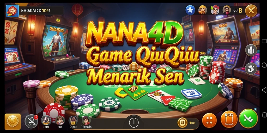 Tampilan seru gameplay QiuQiu di NANA4D yang mengasyikkan.