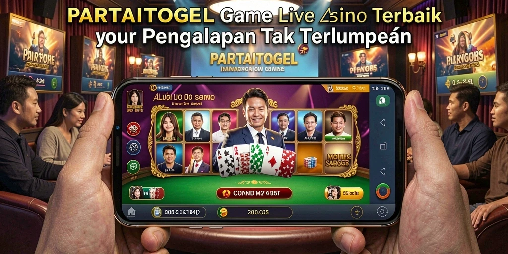 Gambaran gameplay seru di aplikasi Live Casino PARTAITOGEL.