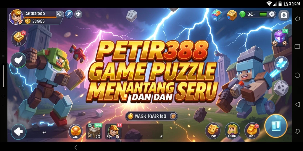 Tampilan gameplay menantang di PETIR388 yang penuh warna.