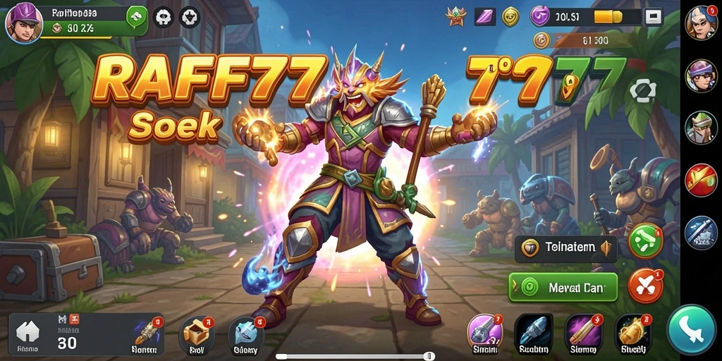 Screenshot RAFFI777 menampilkan gameplay Simulation yang menarik dan interaktif.
