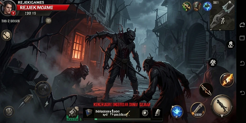 Tangkapan layar menampilkan momen menegangkan dalam REJEKIGAMES.