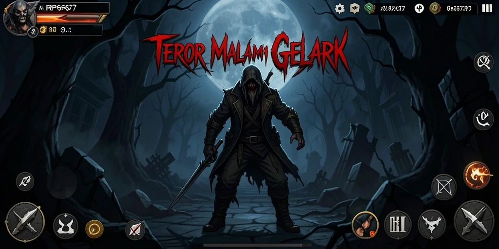 Tampilan gameplay RP6677 yang menyeramkan dan menegangkan.