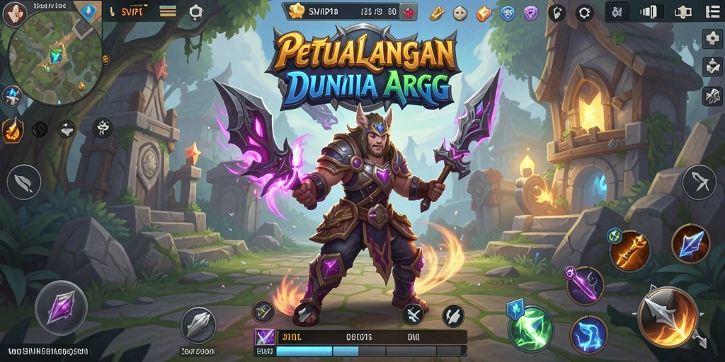 Tampilan grafis menakjubkan dari gameplay ARPG SVIP1.