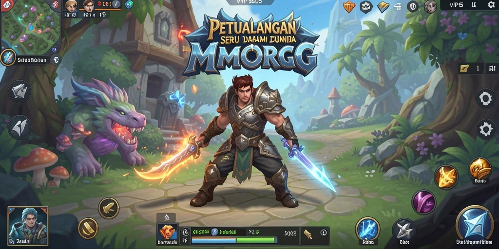 Gameplay seru VIP805 dengan pertempuran dan eksplorasi mendebarkan.