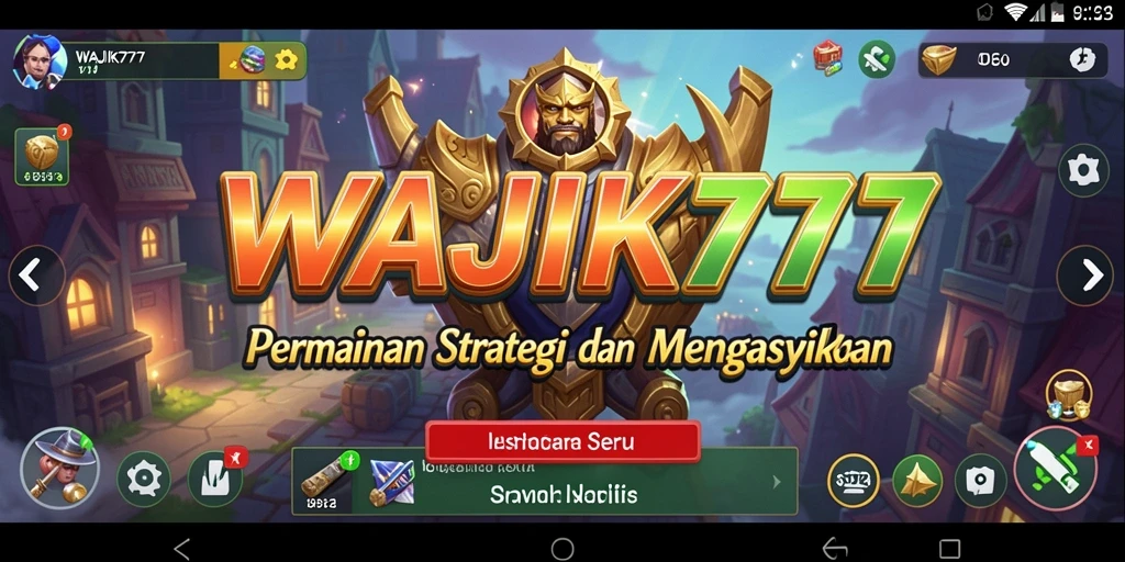 Tampilan layar permainan WAJIK777 menampilkan strategi dan aksi yang mendebarkan.