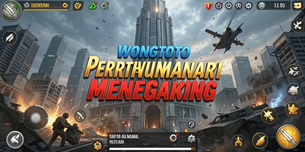 Screenshot gameplay WONGTOTO yang menunjukkan aksi menegangkan Tower Defense.