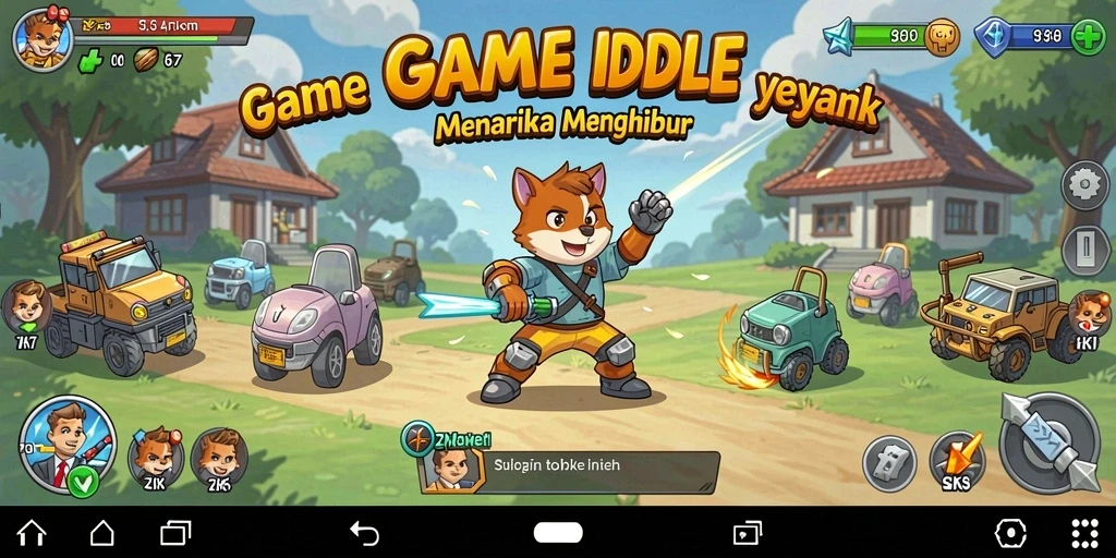 Tampilan menarik dari gameplay Idle yang menghibur di ZK7.